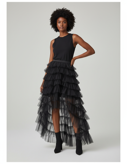 Jupe Longue French Cancan