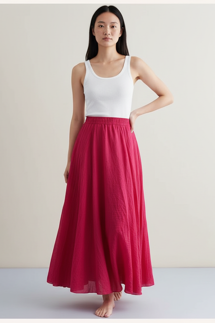 Jupe Longue Elastiquee