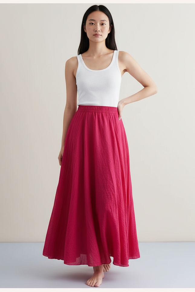 Jupe Longue Elastiquee