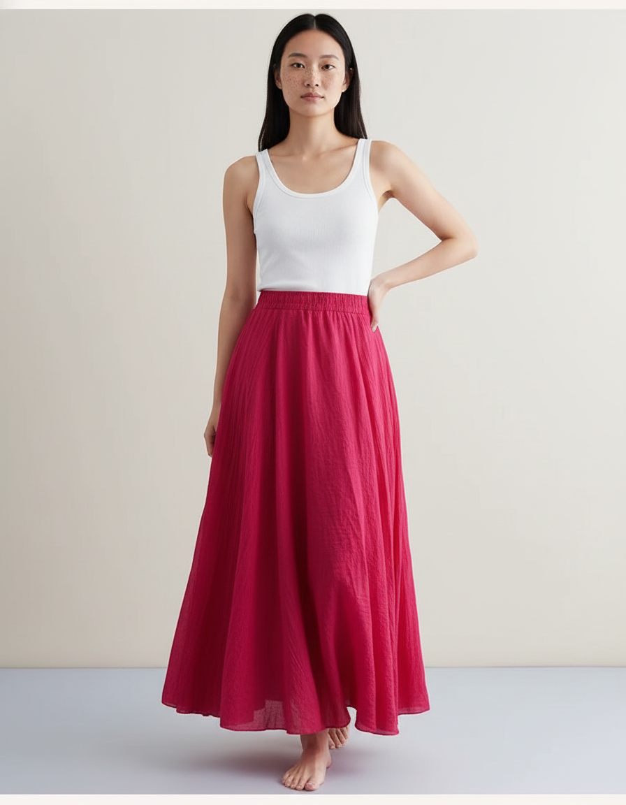 Jupe Longue Elastiquee