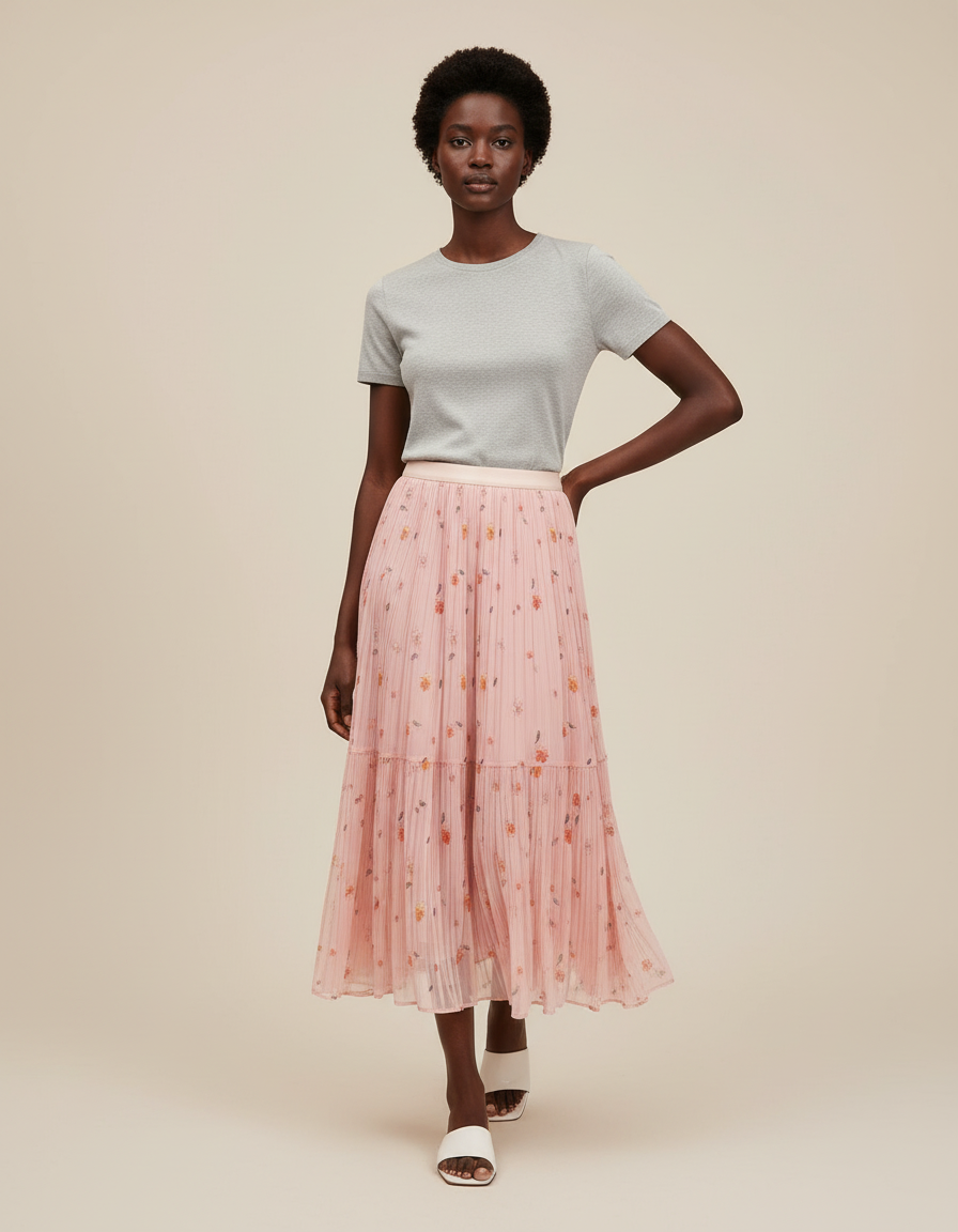 Jupe Longue Fleurie Ado
