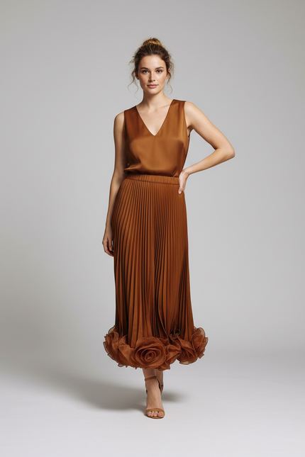 Jupe Longue Soie Sauvage