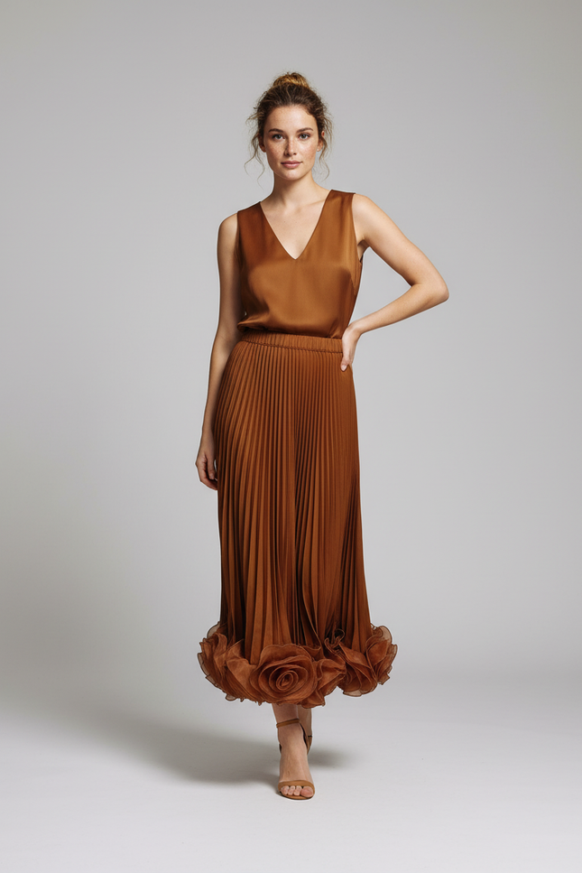 Jupe Longue Soie Sauvage