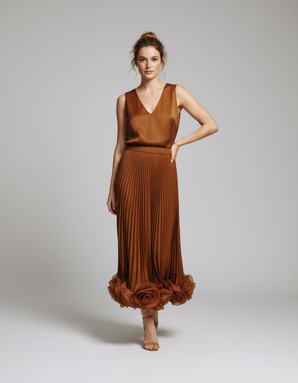 Jupe Longue Soie Sauvage