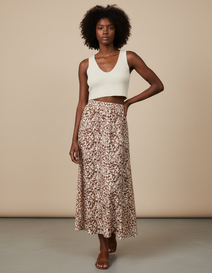 Jupe Longue Fluide Pour Petite