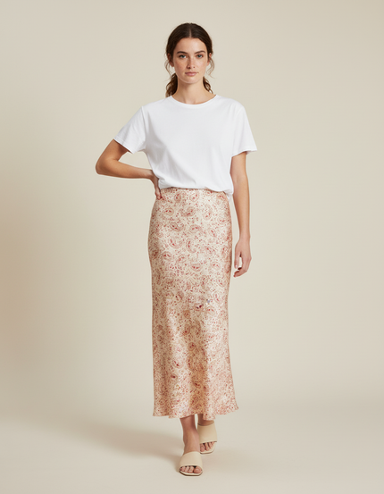 Jupe Longue En Soie Indienne