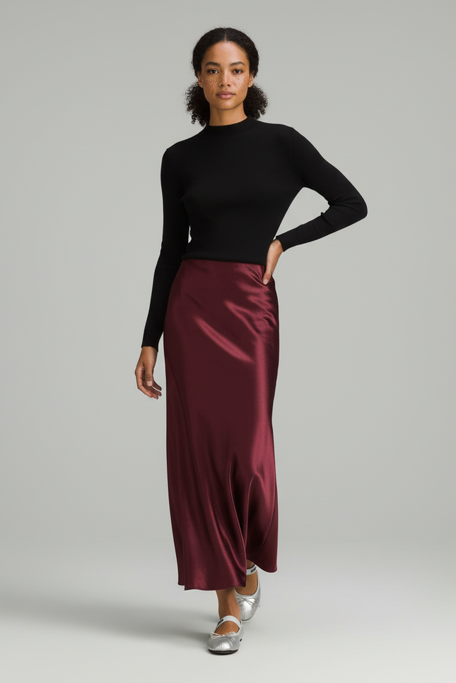 Jupe Longue Hanches Larges