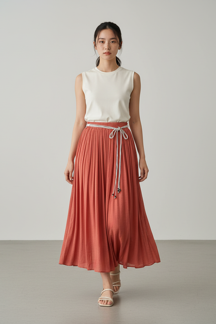 Jupe Longue Corail Mariage