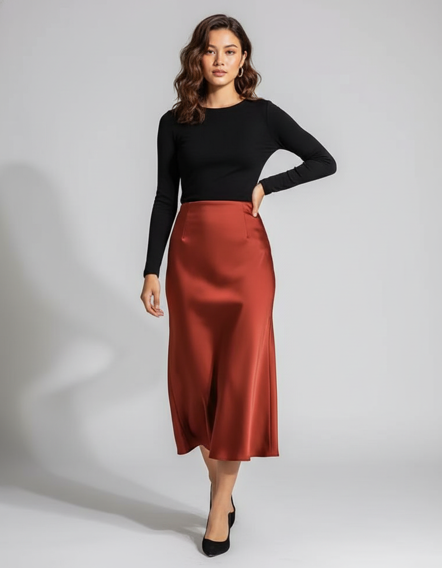 Jupe Longue Fourreau