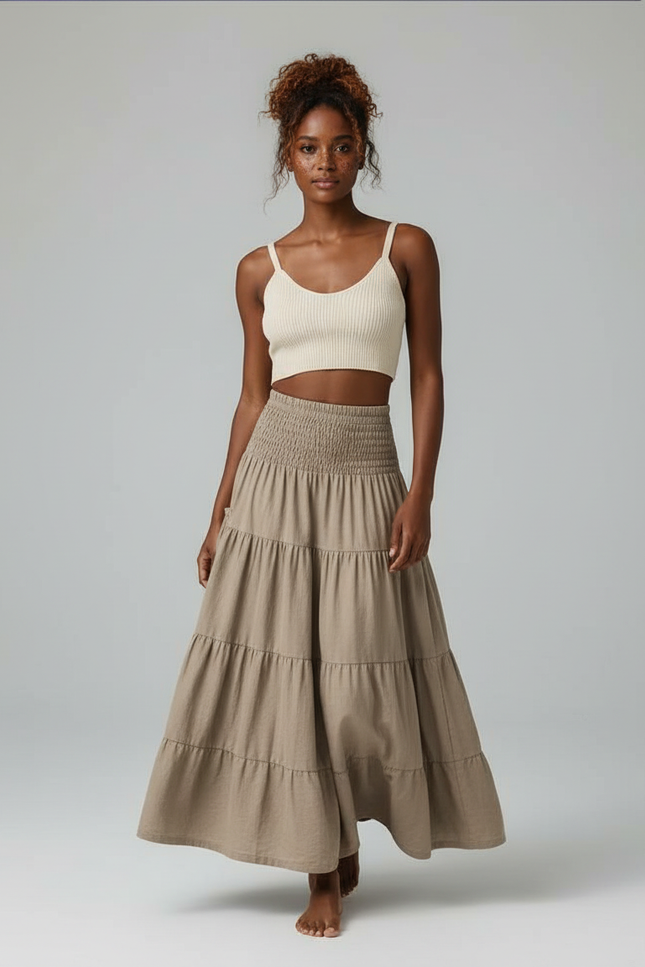 Jupe Paysanne Longue