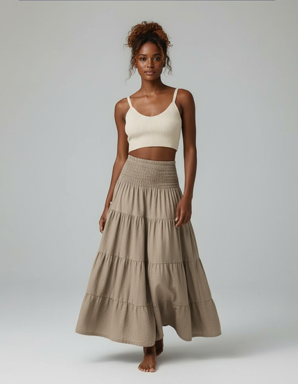 Jupe Paysanne Longue