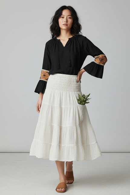 Jupe Gitane Mi-Longue