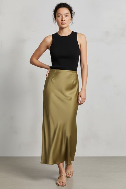 Jupe Longue Verte Femme