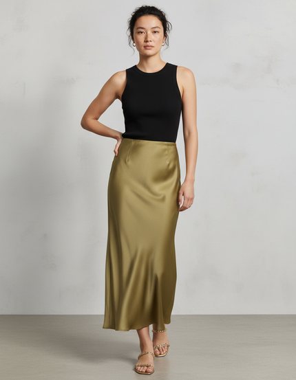 Jupe Longue Verte Femme