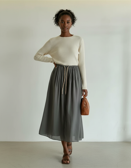 Jupe Longue Tencel