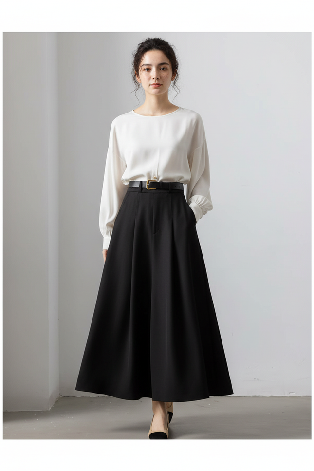 Jupe Longue Demi Cercle