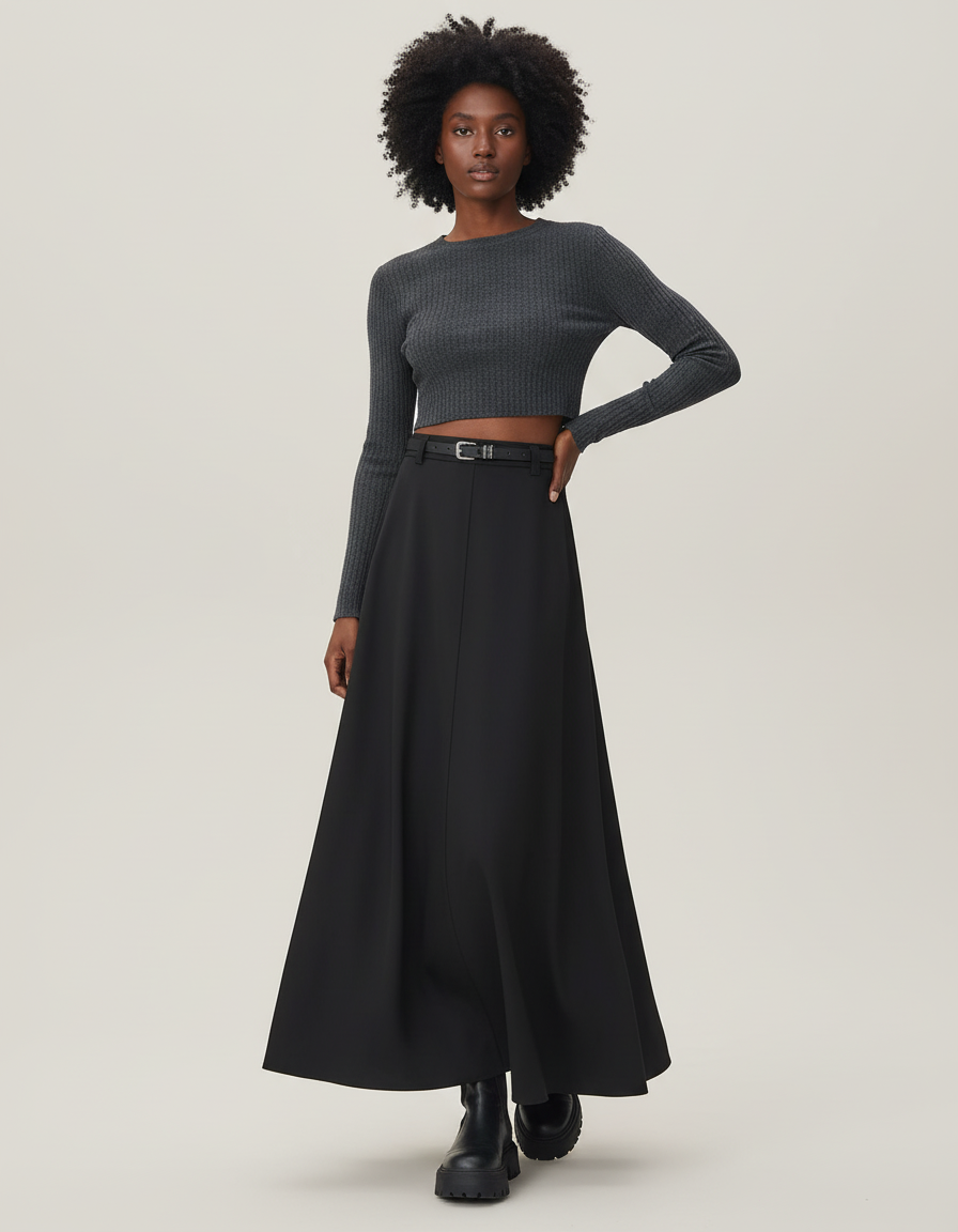 Jupe Longue Neoprene