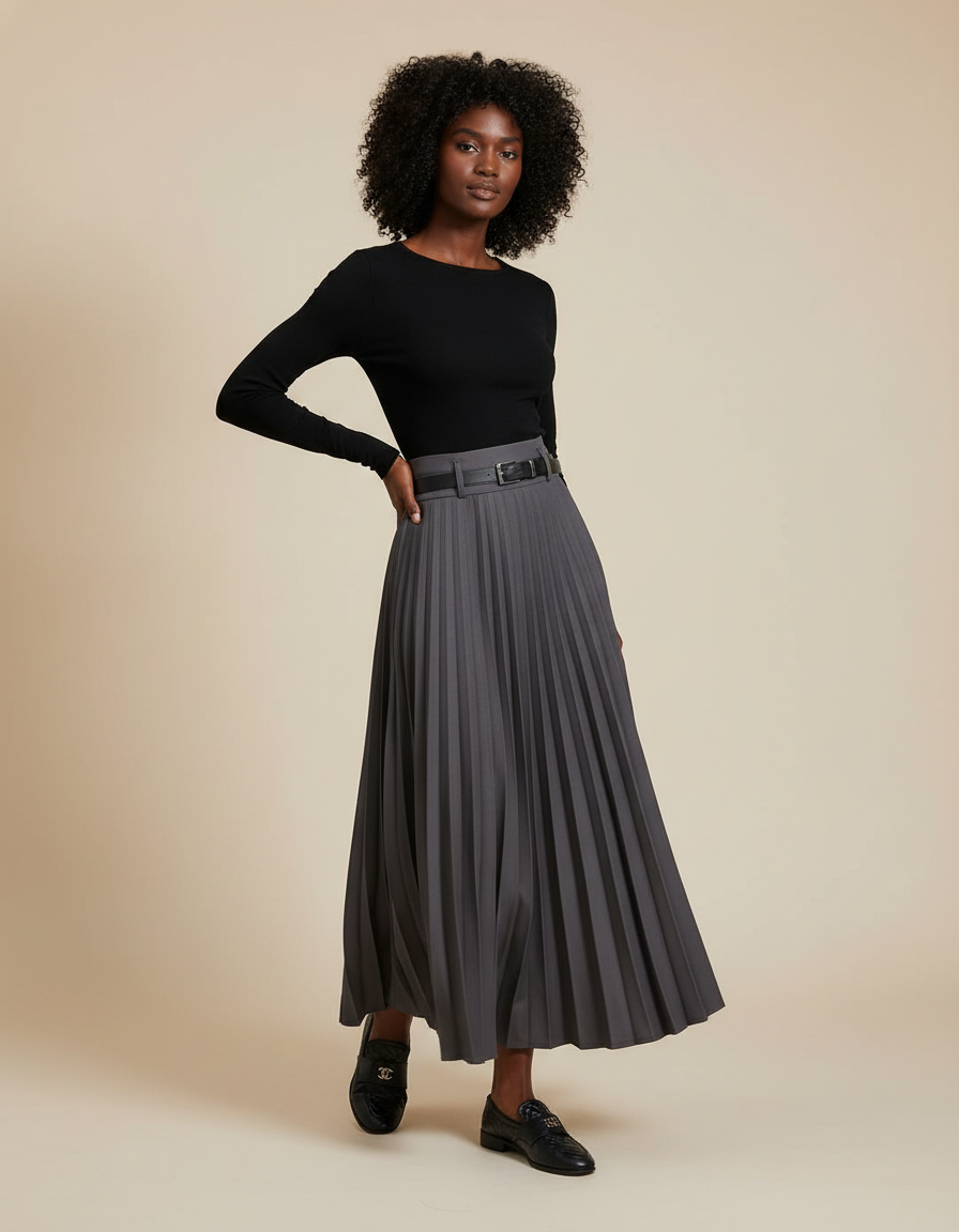 Jupe Plissée Longue Mariage