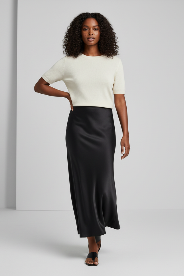 Jupe Longue Femme Noire