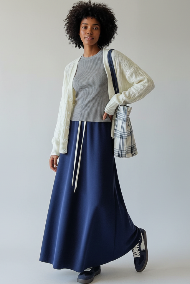 Jupe Longue En Tencel