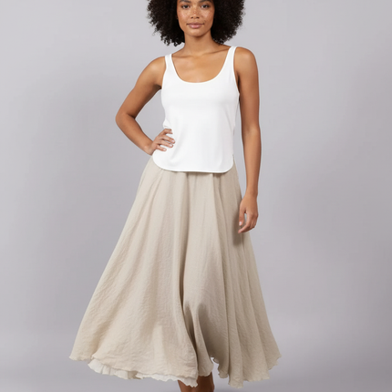 Collection image for: Jupe En Lin Longue