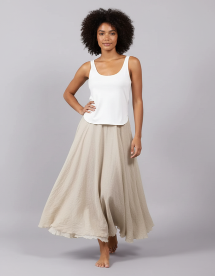 Jupe Longue Lin Fluide Bohème