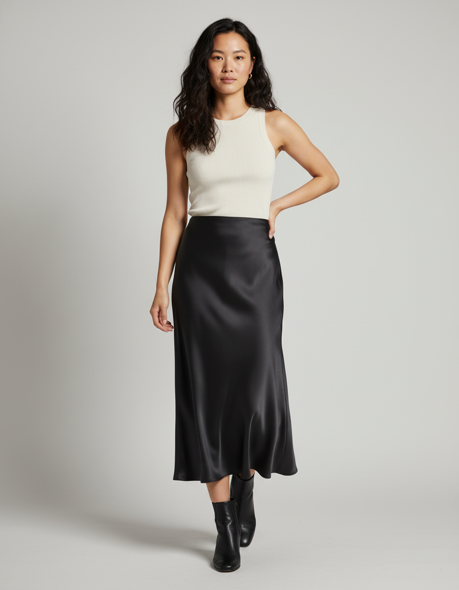 Jupe Longue Soyeuse