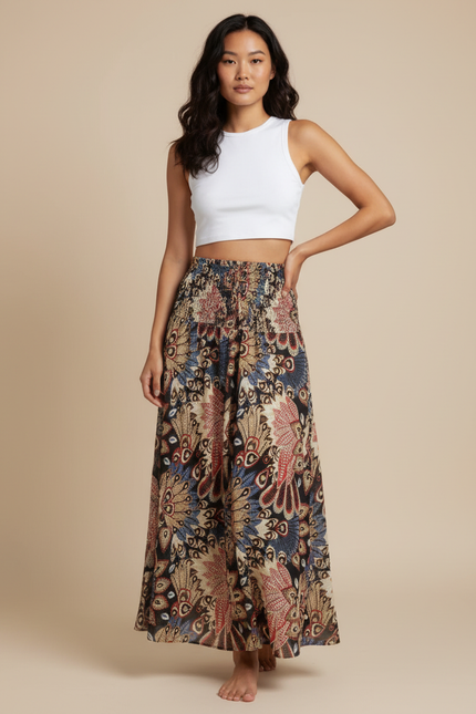 Jupe Coton Bio Longue