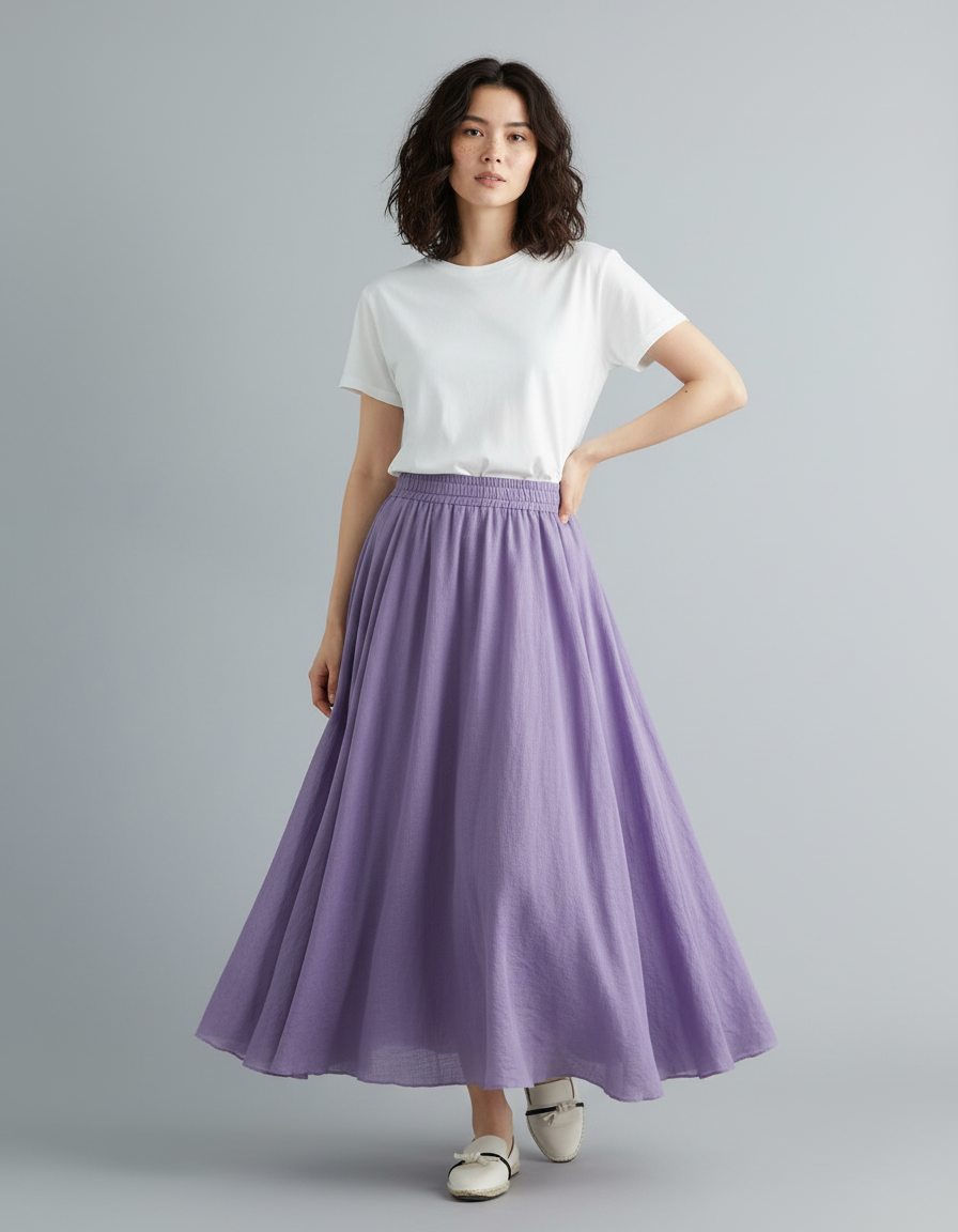 Jupe Longue Coton Bohème