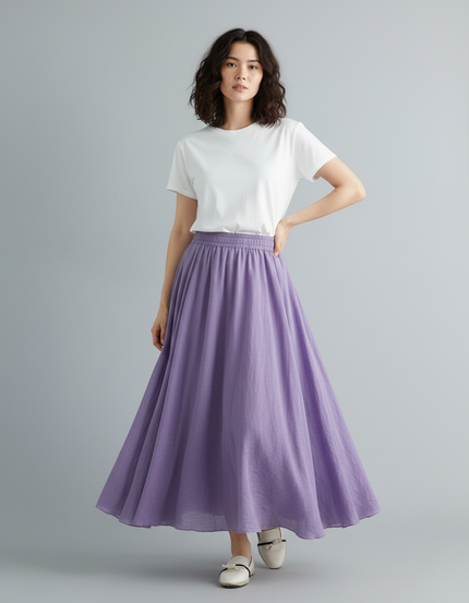 Jupe Longue Coton Bohème