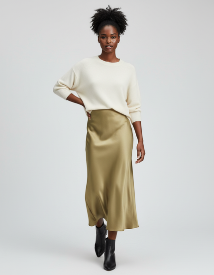 Jupe Longue Vert Olive