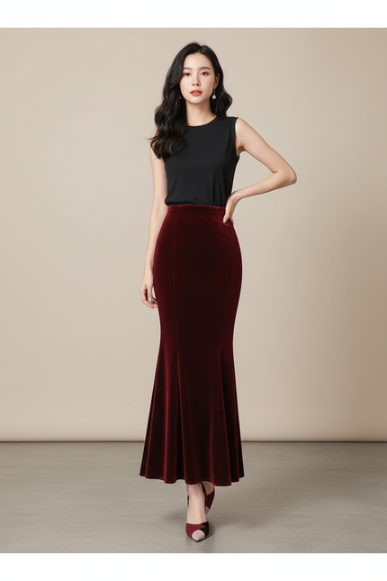 Jupe Tube Longue Hiver