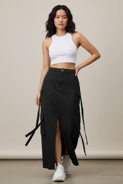 Jupe Militaire Longue