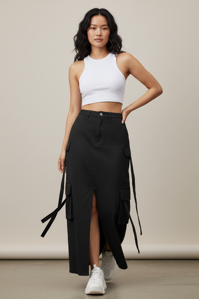 Jupe Militaire Longue