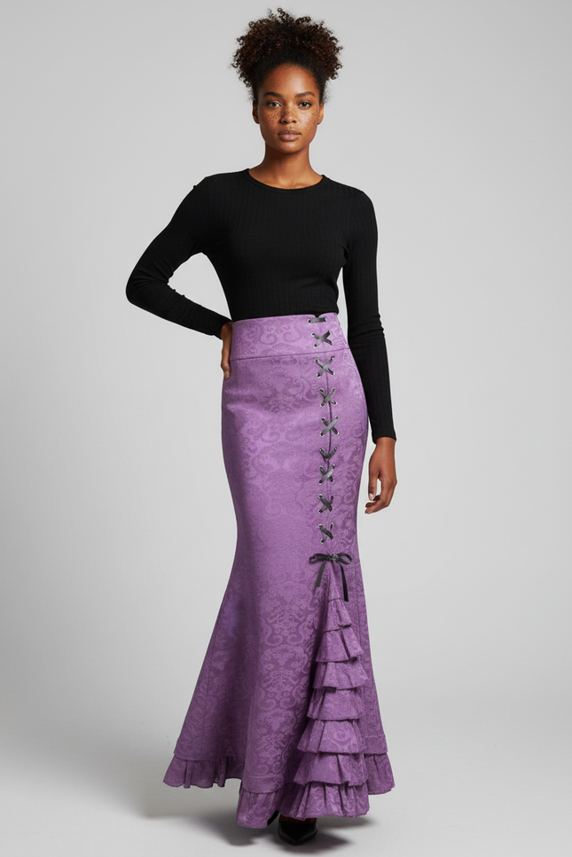 Jupe Longue Jacquard