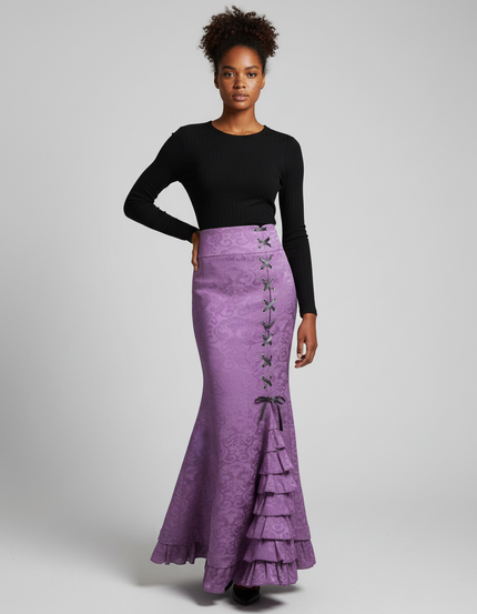 Jupe Longue Jacquard