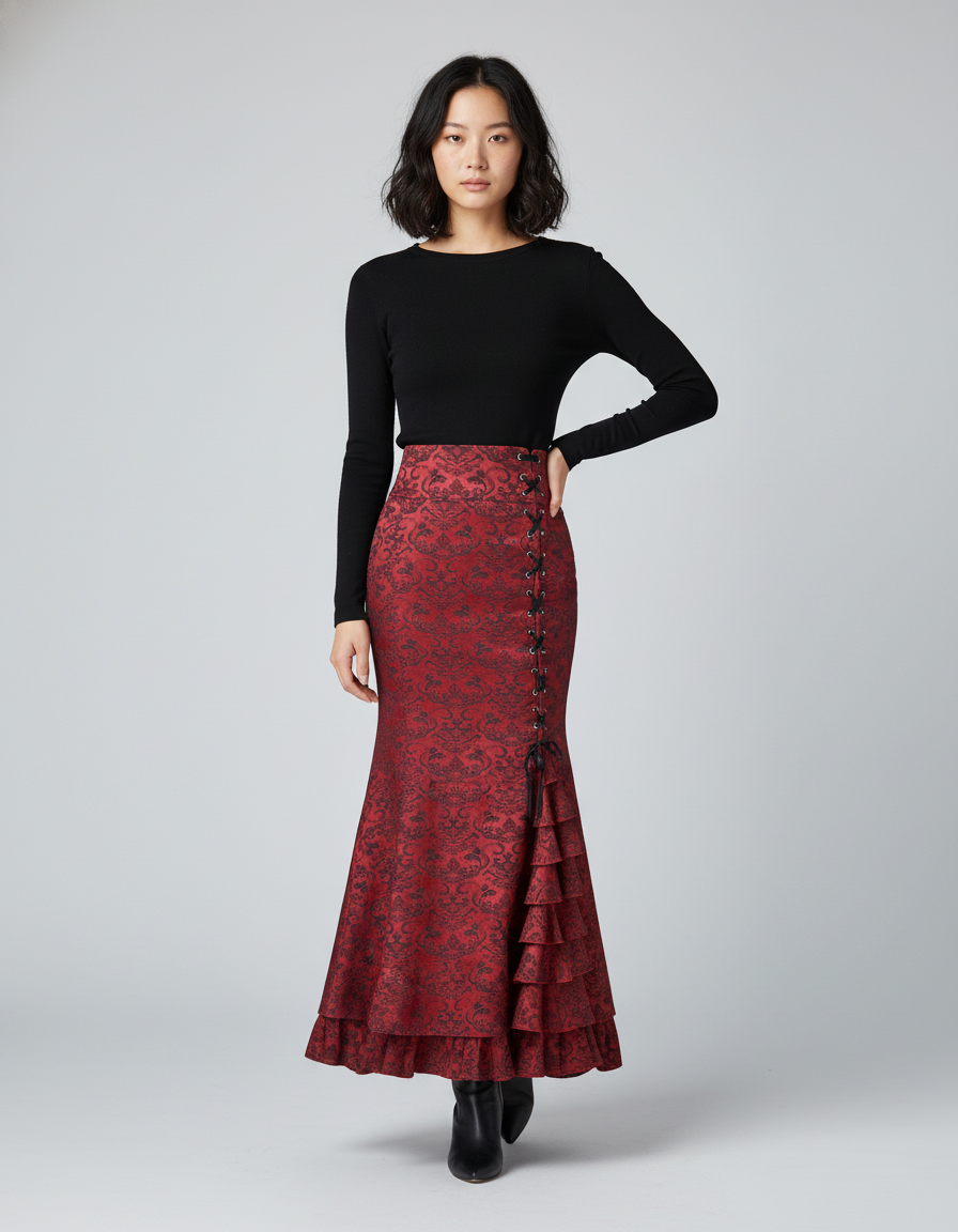 Jupe Longue Gothique