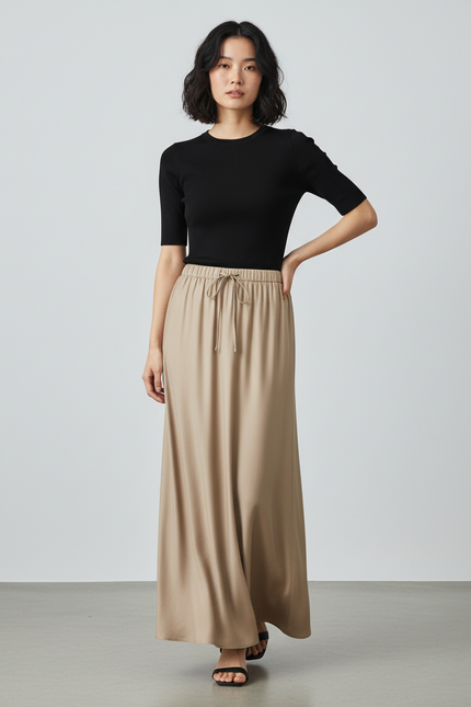 Jupe Longue Fluide Automne