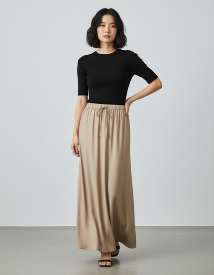 Jupe Longue Fluide Automne