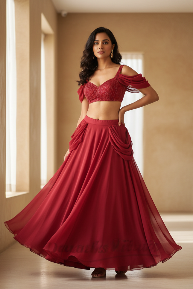 Jupe Longue Avec Bretelles