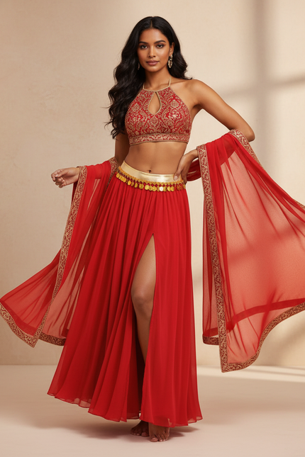 Jupe Longue En Pagne Avec Fente