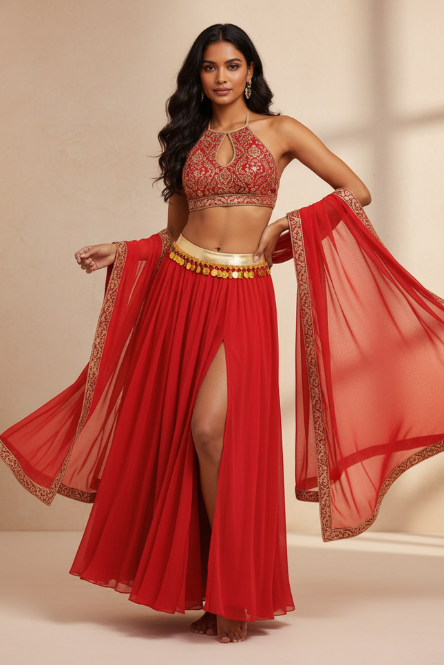 Jupe Longue En Pagne Avec Fente