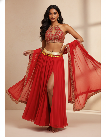 Jupe Longue En Pagne Avec Fente