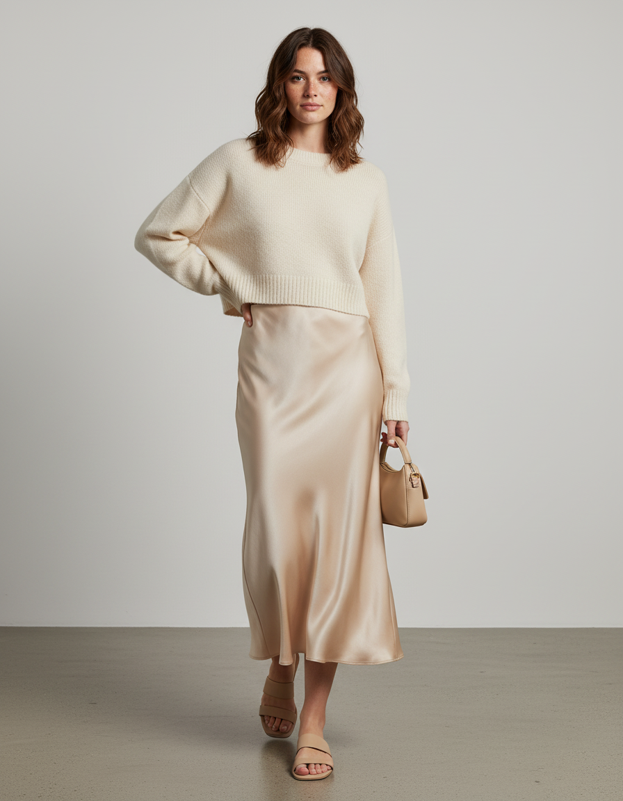 Jupe Longue Champagne