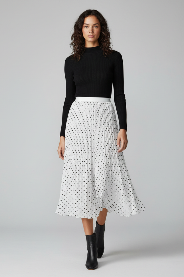 Jupe Longue Mousseline De Soie