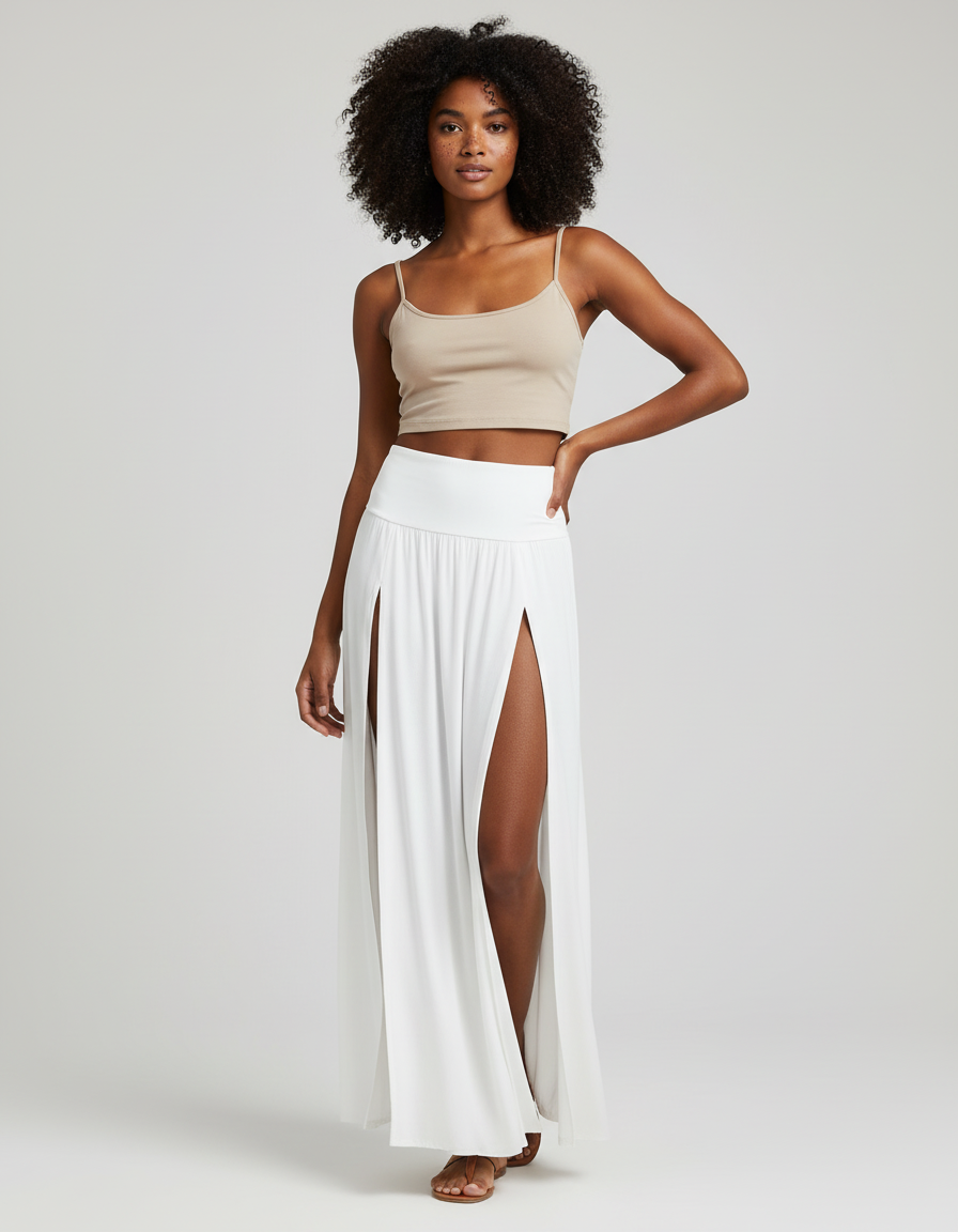 Jupe Longue Femme Fendue