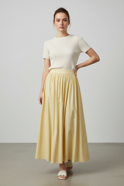 Jupe Longue Vintage Taille Haute