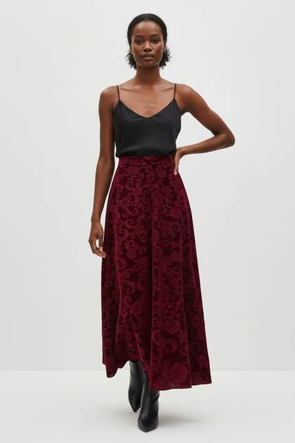 Jupe Longue Femme Velours