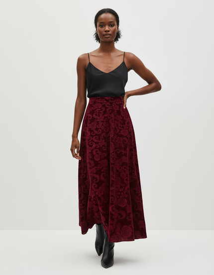 Jupe Longue Femme Velours