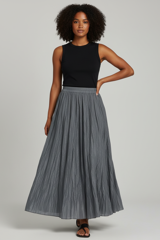 Jupe Longue Gris